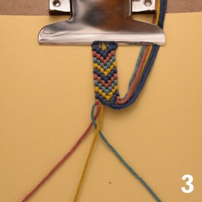 Flechten mit 3 Fäden